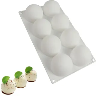 Silikonform Kugel Schokoladenformen Silikon Form Kugel Trüffelkugeln Silikonform Dessert Kugelform Schokolade Silikon Pralinenform Rund Klein Backform Zur DIY-Schokolade,Süßigkeiten Dekor 6.5 cm