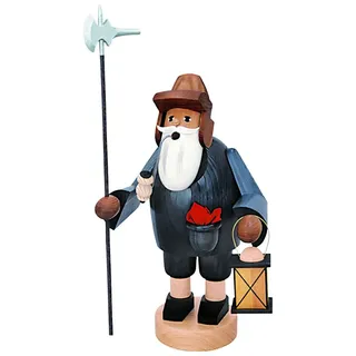 KWO Olbernhau 21022 Räuchermännchen Nachtwächter, 18 cm