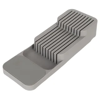 Schubladen-Messerblock mit 9 Messern, 2 Ebenen, sicherer Aufbewahrungs-Organizer-Einsatz für Küche und Restaurant