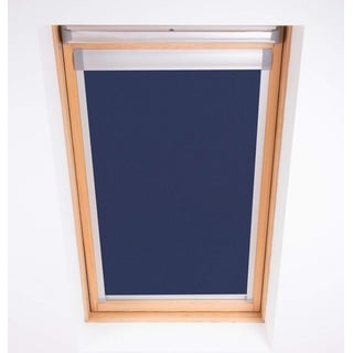 Bloc Skylight Rollo 4 (66/118) für Fakro Dachfenster Blockout, Marineblau