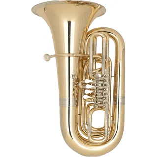 Miraphone Bb-Tuba Modell 91 Goldmessing