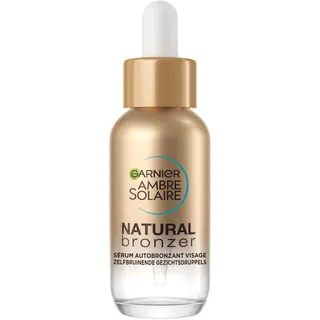 Garnier Ambre Solaire – Selbstbräunungsserum für das Gesicht – Progressive & Über-Mesure – Kokoswasser & Hyaluronsäure – für alle Hauttypen – Natural Bronzer – 30 ml