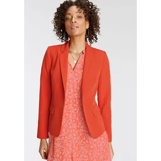 Tamaris Kurzblazer in Trendfarben - mit passender Anzugshose, orange