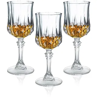 Soopiiso Cordial Schnapsgläser, 50 ml, 3er-Set, Schnapsgläser mit Stiel, Herrygläser, Tequila-Schnapsgläser