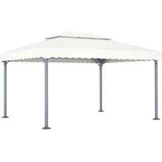 The Living Store Pavillon 400 x 300 cm Creme Aluminium - Creme