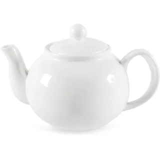 H&h Teekanne aus weißem Porzellan, 0,67 l