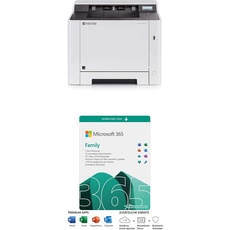 Kyocera Klimaschutz-System Ecosys P5026cdw Laserdrucker. 26 Seiten pro Minute. WLAN F + Microsoft 365 Family | Download