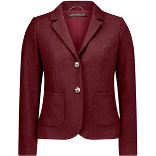 Betty Barclay Jackenblazer "Wollblazer mit aufgesetzten Taschen", maroon banner
