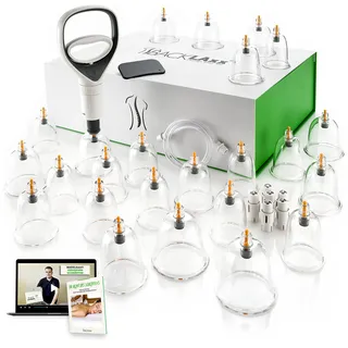 BACKLAxx BACKLAxx® Schröpfgläser Set 24 St transparent Unisex
