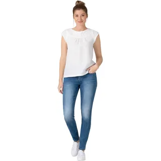 Timezone Damen Slim EnyaTZ Womenshape, Smurf Blue Wash, 28W / 30L EU