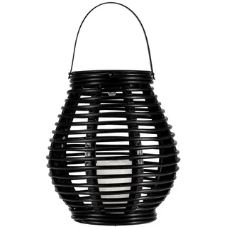Pauleen Laterne Kunststoff 188mm 2er Set schwarz/braun