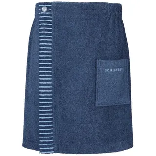 SCHIESSER Rom Saunakilt 55 x 150 cm blau