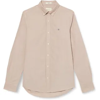Gant Herren Slim Oxford Shirt Hemd, Warm Khaki,S
