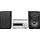 D-M41DAB Mini-HiFi-System mit Bluetooth und UKW/DAB+-Tuner mit 2X 30W Ausgangsleistung - Silber/schwarz