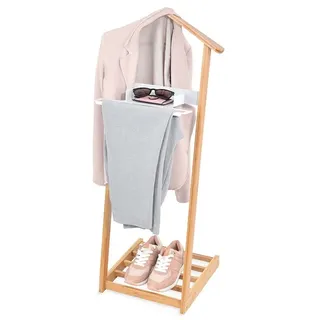 Domo Pack Living Herrendiener Bambus 43,5 x 34 x 102 cm Mehrfarbig