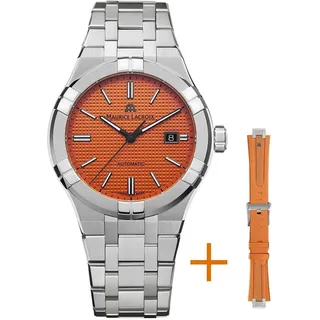 MAURICE LACROIX AIKON Automatic Limited Summer Edition Leder 39 mm AI6007-SS00F-530-E