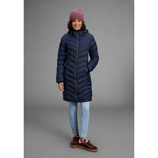 POLARINO Steppmantel besonders leicht mit großem Wärmerückhaltevermögen, Übergangsjacke, blau