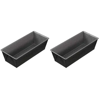 ORIGINAL KAISER Inspiration Backform Kastenform 25 cm, Königskuchenform antihaftbeschichtet, Brotbackform, Kastenform Kuchen Brote, Legierter Stahl, sauerteigbeständig (Packung mit 2)