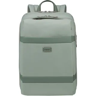 Laptoprucksack SAMSONITE "IMAGE BIZ", Gr. B/H/T: 13,5cm x 38,5cm x 26cm, grün (thyme), Polyester, Rucksäcke Laptoprucksack