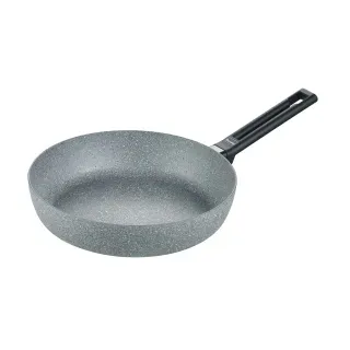 Berndes Schmorpfanne, Kunststoffstiel, Doppelverschraubung, 28 cm, Hochwertige Pfanne mit Softtouch Design-Stiel, 1 Stück
