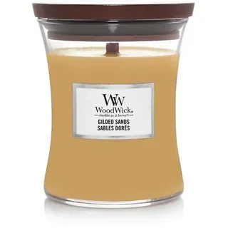 Woodwick Gilded Sands Duftkerze 275 g beige