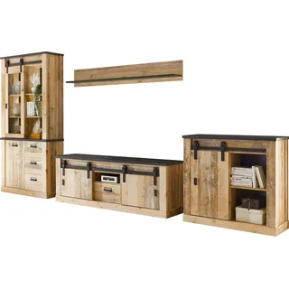Home Affaire Wohnwand »SHERWOOD« 4 Stk. tlg., braun