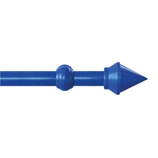 GARESA Vorhangstange SEMARA 1-läufig Ø 28 mm 240 cm Blau