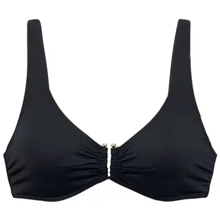 LASCANA Bügel-Bikini-Top Damen schwarz Gr.36 Cup B