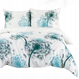 Darymex Bettwäsche-Set Baumwollsatin 160x200 cm Pusteblumen Blau