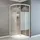 ExpressPlus Runddusche mit Schiebetür rechts 90 x 190 cm weiß Klarglas, Echtglas D648360641500