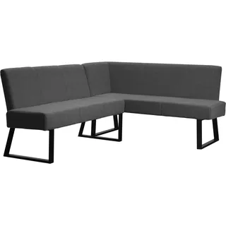 otto home »Gladiole,« Sitzbank, Esszimmerbank, Bank, mit Taschenfederkern, schwarzes Metallgestell, Breite 190 cm,