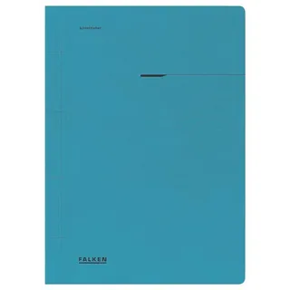 Falken Schnellhefter Karton dunkelblau DIN A4, Blau Manila Recycled 250 g/m2