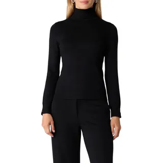 Comma Rollkragenpullover mit Ärmelschlitzen