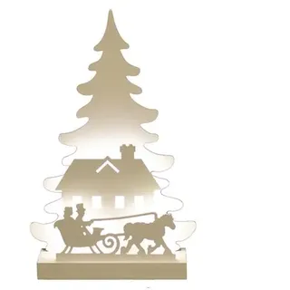 NORDIC WINTER Christmas silhouette 3D LED - Sleigh