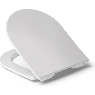 WC-Sitz für Roca Nexo mit Absenkautomatik Antibakterieller Toilettensitz Klobrille Klositz - Weiß