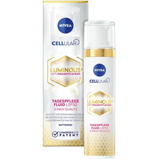 NIVEA Cellular Luminous630 Anti-Pigmentflecken Tagespflege Fluid LSF 50 Bodylotion 40 ml Damen