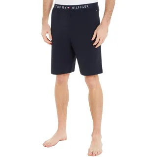 Tommy Hilfiger Underwear Schlafshorts JERSEY SHORT mit Tommy Hilfiger Logoschriftzug am Bund blau XXL (56)