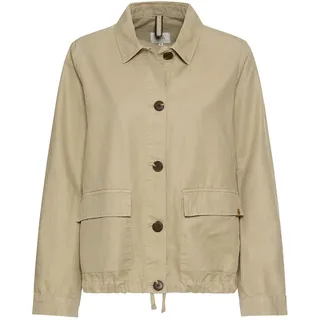 camel active Damen Leichter Blazer aus einem Leinenmix Beige, womenswear-38