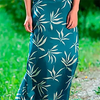 Cocoon - Silk Sarong Leaves - Wickelrock mit Insectshield