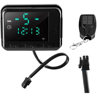 Vevor Diesel Luftheizungsregler, DC 5 V Universal-Thermostatschalter für Dieselheizung, Standheizungsregler mit LCD Display & Fernbedienung, Dieselheizungsschalter für 2 kW/5 kW/8 kW Standheizungen