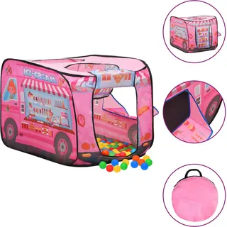 Kinder-Spielzelt mit 250 Bällen Rosa 70x112x70 cm - Rosa, Bunt