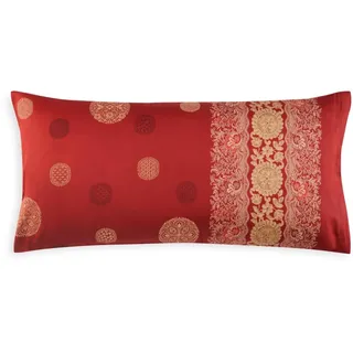 Bassetti PALLAVICINO Kissenhülle zu Bettwäsche aus 100% Baumwollsatin in der Farbe Rot R1, Maße: 40x80 cm - 9330007