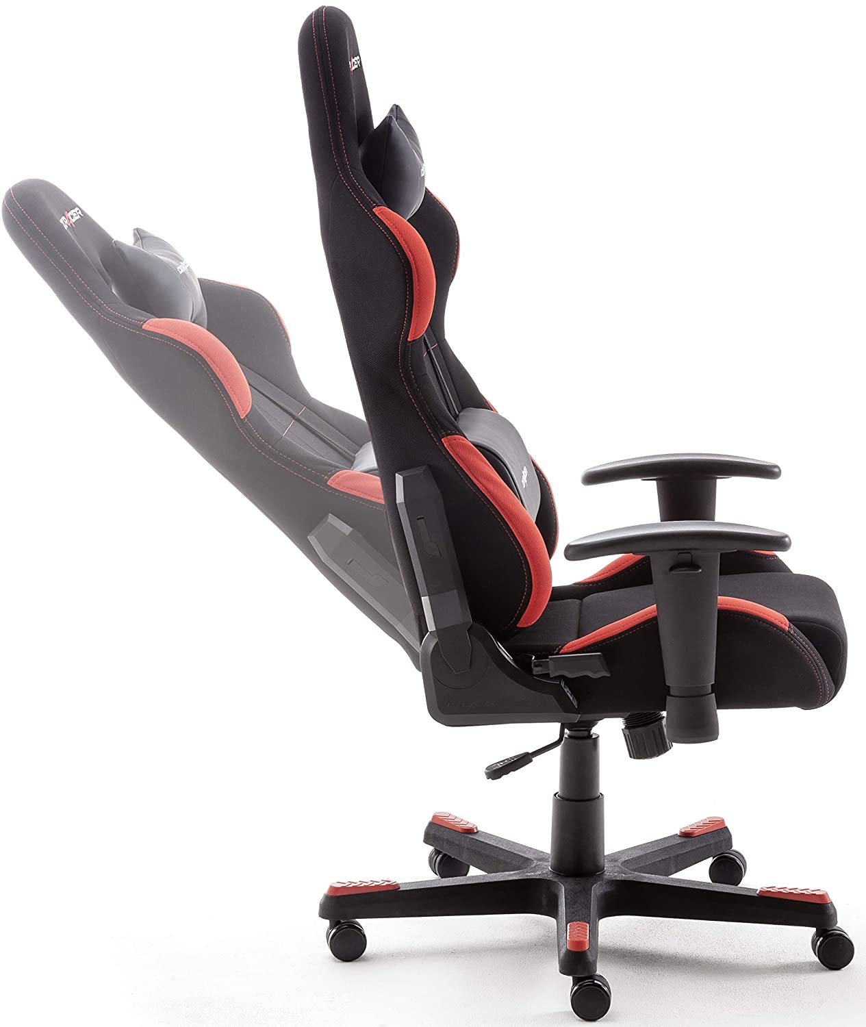Bild von FD01-NR Gaming Chair (Kunstleder) schwarz/rot
