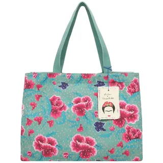 Fritzi aus Preußen Fritzi x Frida Kahlo Easy01 Canvas Flower Green Shopper