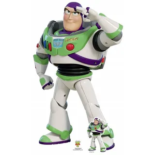 Toy Story - Buzz Lightyear - Pappaufsteller Standy - 80x129 cm - Beige