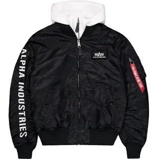 Alpha Industries MA-1 D-Tec SE Jacke Black/White M 