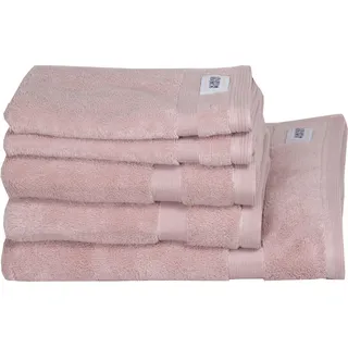 SCHÖNER WOHNEN-Kollektion Handtuch Set »Cuddly« schnell trocknende Airtouch-Qualität, rosa