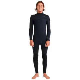 Quiksilver E Session 4/3 Mm Langarm-neoprenanzug Mit Brustreißverschluss - BLK - MS