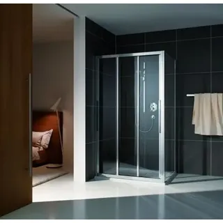 Koralle Duschschiebetür myDay S3 90 865-905x2000mm, VB03609020AP1, Duschkabine: Rahmen: Silber matt, Glas: ESG GlasPlus