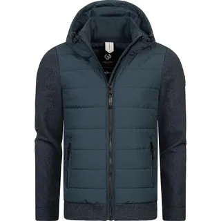 Ragwear Steppjacke "Steppjacke Doryan Mel" mit Kapuze Coole Herren Outdoorjacke mit weichen Ärmeln, night blau